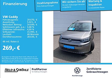 VW Caddy Volkswagen Life 1.5 TSI R-KAM PDC SHZ NAV-VORB.