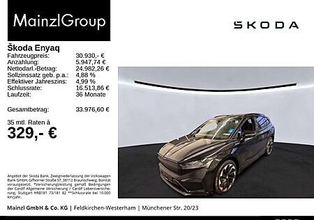 Skoda Enyaq 80 Sportline AHK Kamera HUD Memory Navi