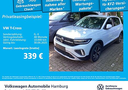 VW T-Cross Volkswagen 1.0 TSI Style DSG AHK Navi Rückfkamera I