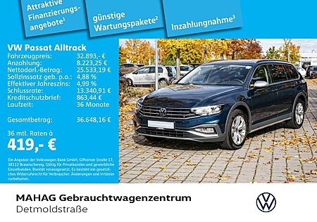 VW Passat Alltrack Volkswagen 2,0 TDI 4MOT AHK Pano LED Navi P