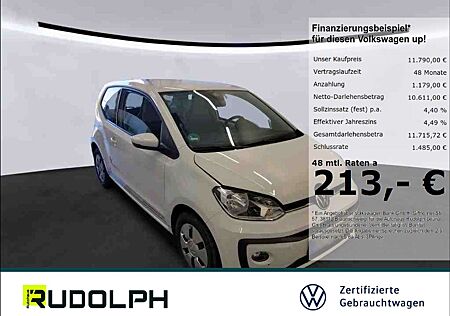 VW Up Volkswagen ! Move 1.0 MPI 5-Gang SHZ BT Temp Klima Rückfahrkam.