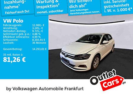 VW Polo Volkswagen 1.0 TSI Comfortline Navi FrontAssist DAB+