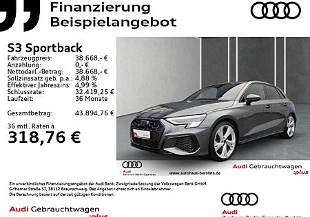 Audi S3 *MATRIX*B&O*NAV+*ACC*Opt.-Schwarz+*