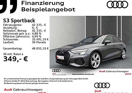 Audi S3 *MATRIX*B&O*NAV+*ACC*Opt.-Schwarz+*