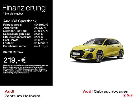 Audi S3 TFSI S tro*Sonos*HUD*Pano*S-Sitze*M