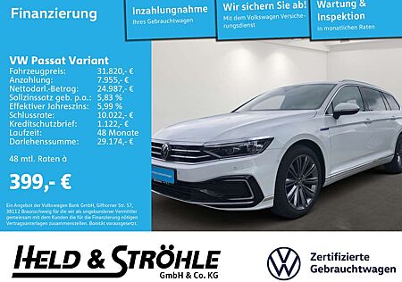 VW Passat Variant Volkswagen GTE 1.4 eHybrid DSG IQ NAV AHK 18