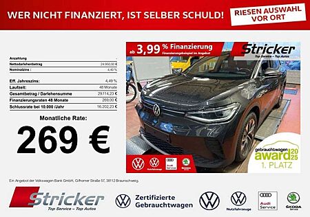 VW ID.4 Volkswagen Pure Performance 269,-ohne Anzahlung IQ.Light ACC