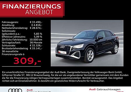 Audi Q2 35 TDI S line AHK SONOS Keyless virtual GRA