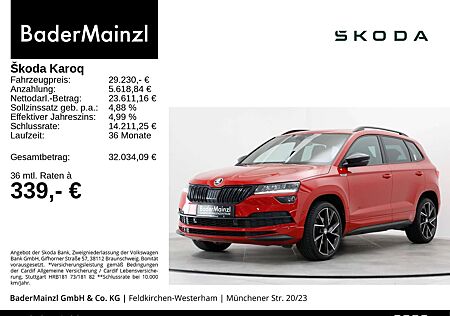 Skoda Karoq 1.5 TSI DSG Sportline AHK Pano LED Navi