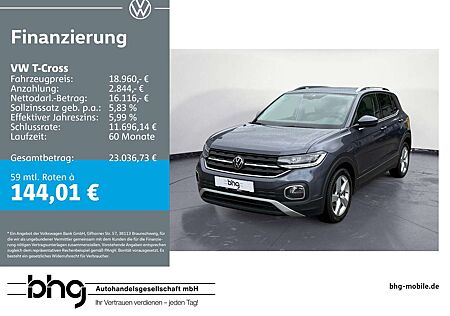 VW T-Cross Volkswagen 1.0 TSI Navi ACC App-Connect Climatronic