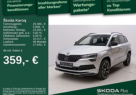 Skoda Karoq 1.5 TSI DSG*SPORTLINE*RFK*SUNSET*ACC*STAND