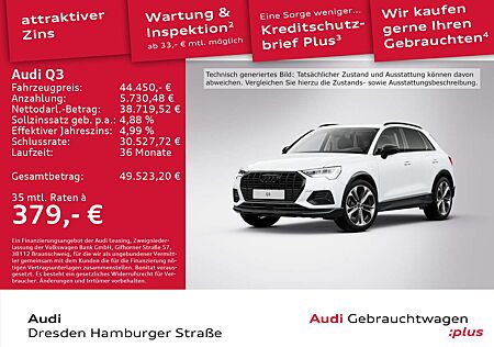 Audi Q3 35 TFSI advanced LED Navi AHZV S tronic