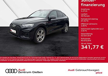 Audi Q5 Sportback 45 TFSI quattro S line Black PANO AHK...