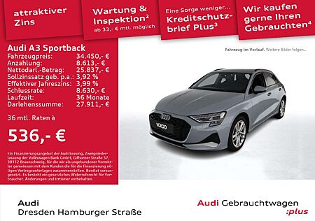 Audi A3 30TFSI Advanced LED Navi Rückkamera