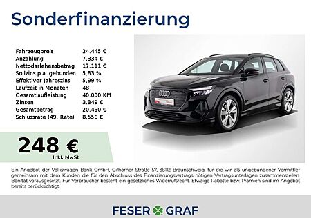 Audi Q4 e-tron S line 35 PDC/ DAB/ Optikpaket Schwarz