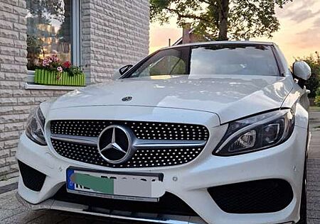Mercedes-Benz C 250 Cabrio AMG Line diamantweiss