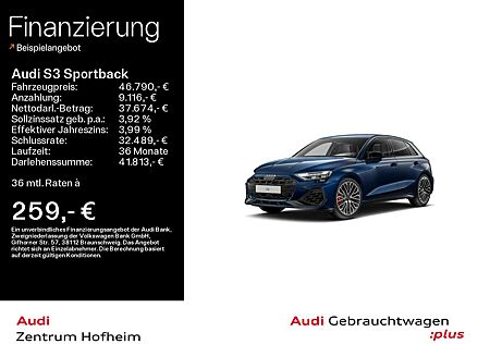 Audi S3 TFSI S tro*Matrix*Virtual*Navi+*Spo