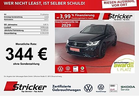VW Tiguan Volkswagen R-Line Black Style 2.0TDI DSG 344,-ohne Anzahlung