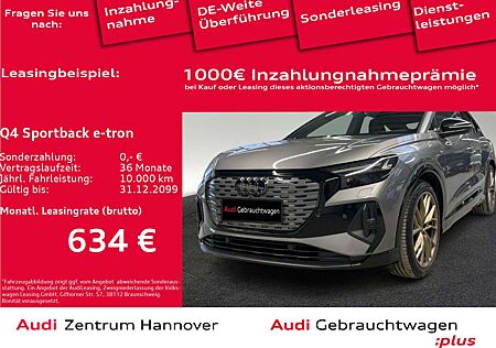 Audi Q4 e-tron Q4 Sportback e-tron S line edition one 35 Matrix