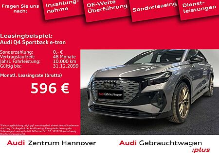 Audi Q4 e-tron Q4 Sportback e-tron S line edition one 35 Matrix