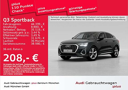Audi Q3 35 TFSI S tronic S line StdHzg/AHK/