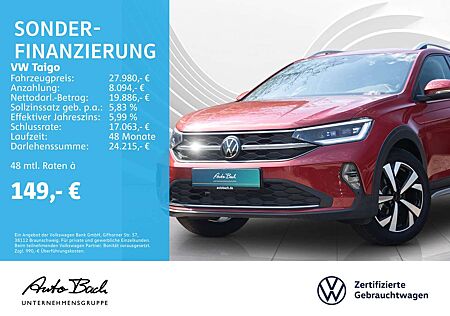 VW Taigo Volkswagen 1.0 TSI "Style" DSG Navi LED Digital Cockp