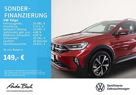 VW Taigo Volkswagen 1.0 TSI "Style" DSG Navi LED Digital Cockp