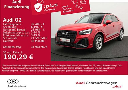 Audi Q2 S line 35 TFSI PANO*AHK*MATRIX*KAM*ACC*8-fach