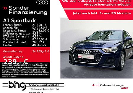 Audi A1 25 TFSI advanced MMI/Interface/EPH/
