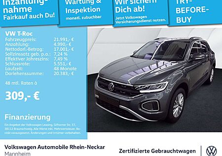 VW T-Roc Volkswagen 1.0 TSI Life Navi PDC LED uvm