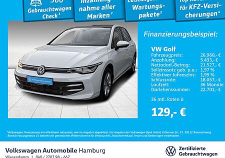 VW Golf Volkswagen VIII 1.5 eTSI DSG Life PANO/KAMERA/ACC/LED