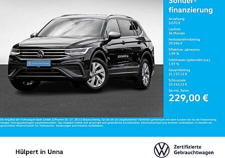 VW Tiguan Allspace Volkswagen 1.5 LIFE 7SITZE AHK ACC LM18 NAVI