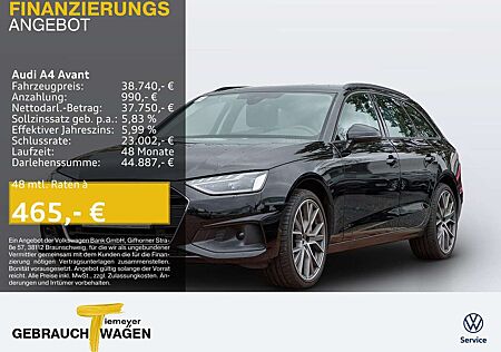 Audi A4 40 TFSI LM19 NAVI+ SITZHZ GRA AHK