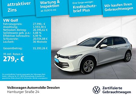 VW Golf Volkswagen VIII Life 2.0 TDI LED AHK KAM HUD TRAVEL