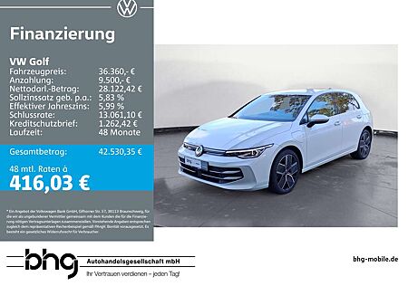 VW Golf Volkswagen 1.5 eHybrid DSG Style #AHK #HEAD-UP #KEYLES