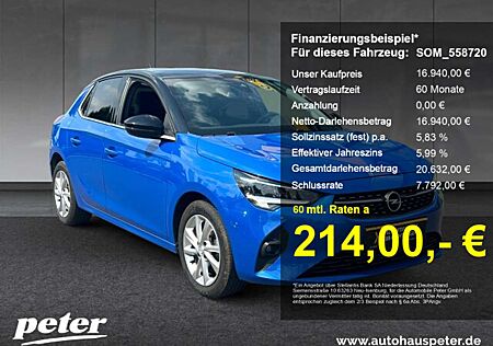 Opel Corsa F 1.2 Turbo Elegance Klimaautomatik Sitzheiz