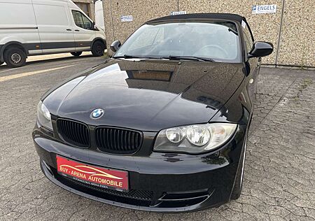 BMW 118 d Cabrio Schwarz Navi PDC 17 Zoll 2.Hand S-Heft