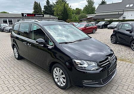 VW Sharan Volkswagen Highline 184PS-XENON-SPUR-NAVI-KAM-7.SITZER