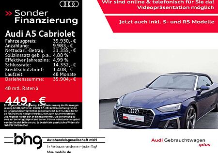 Audi A5 Cabrio 35 TFSI S tronic S line