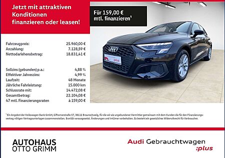 Audi A3 Sportback 30 TFSI LED KLIMA NAVI ALU