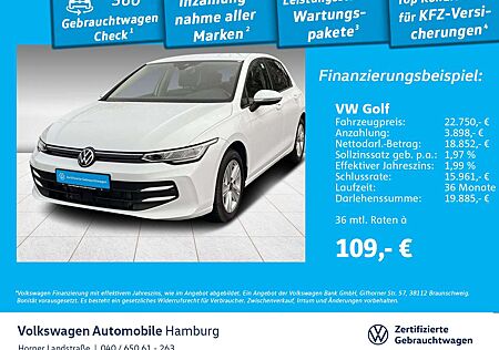 VW Golf Volkswagen VIII Life 1.5 TSI Sitzheizung Einparkhilfe