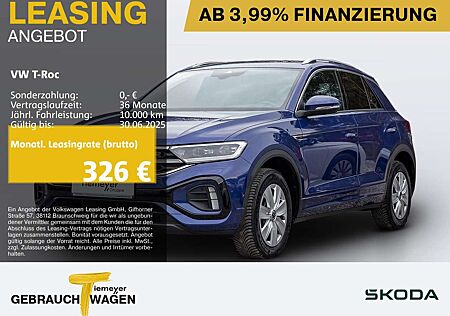 VW T-Roc Volkswagen 2.0 TDI DSG R-LINE PANO LM19 STHZG AHK