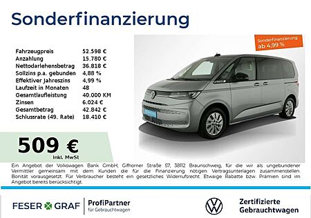 VW T7 Multivan Volkswagen 2.0TSI Life 7Sitze AHK ACC RFK Pano