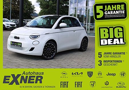 Fiat 500E 42kWh ACC+LED+Navi+Pano+SHZ+Fernlichtass.