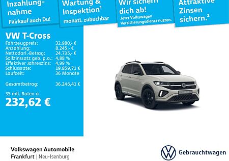 VW T-Cross Volkswagen 1.0 TSI DSG R-Line Navi IQ.Light DAB+ Fr