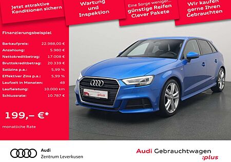Audi A3 Sportback 1.5 S line LED SHZ PDC KLIMA NAV