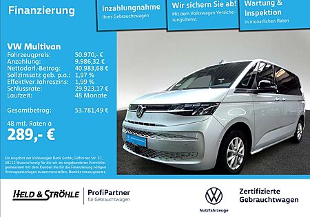 VW T7 Multivan gebraucht kaufen VW T7 Multivan Volkswagen Life 2.0 TDI DSG LED NAV AHK ACC KAM