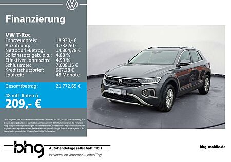 VW T-Roc Volkswagen 1.0 TSI Life Display: Digital Cockpit Pro