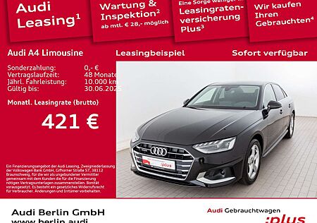 Audi A4 Advanced 40 TDI qu. S tr. LED NAVI