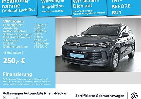 VW Tiguan Volkswagen 1.5 eTSI DSG GAR.2029 Navi AHK Kamera uvm